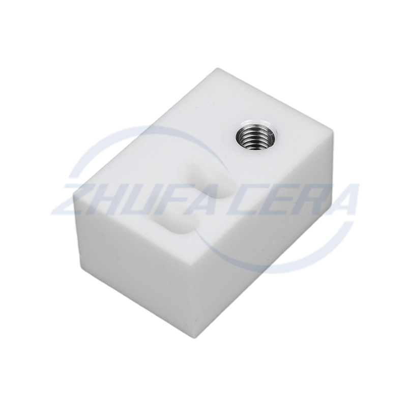 Blok Pemosisian Keramik Zirkonia dengan Lapisan Berulir Logam