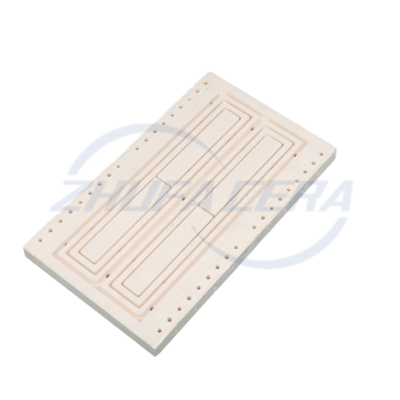 Piring Keramik Alumina Ukuran Besar