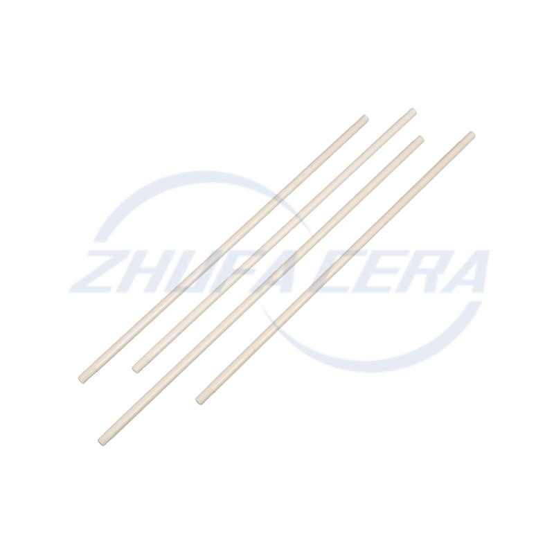 Batang Keramik Alumina Berulir